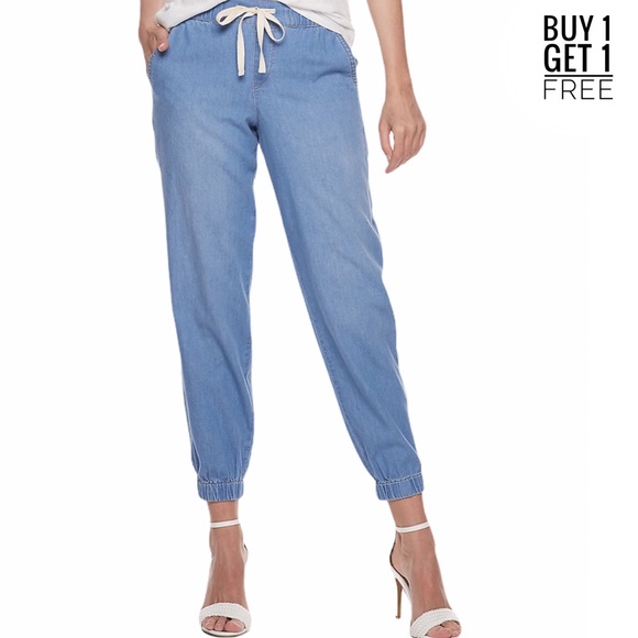 Juicy Couture Pants - Juicy Couture Women's Chambray Jogger Pants Size 8